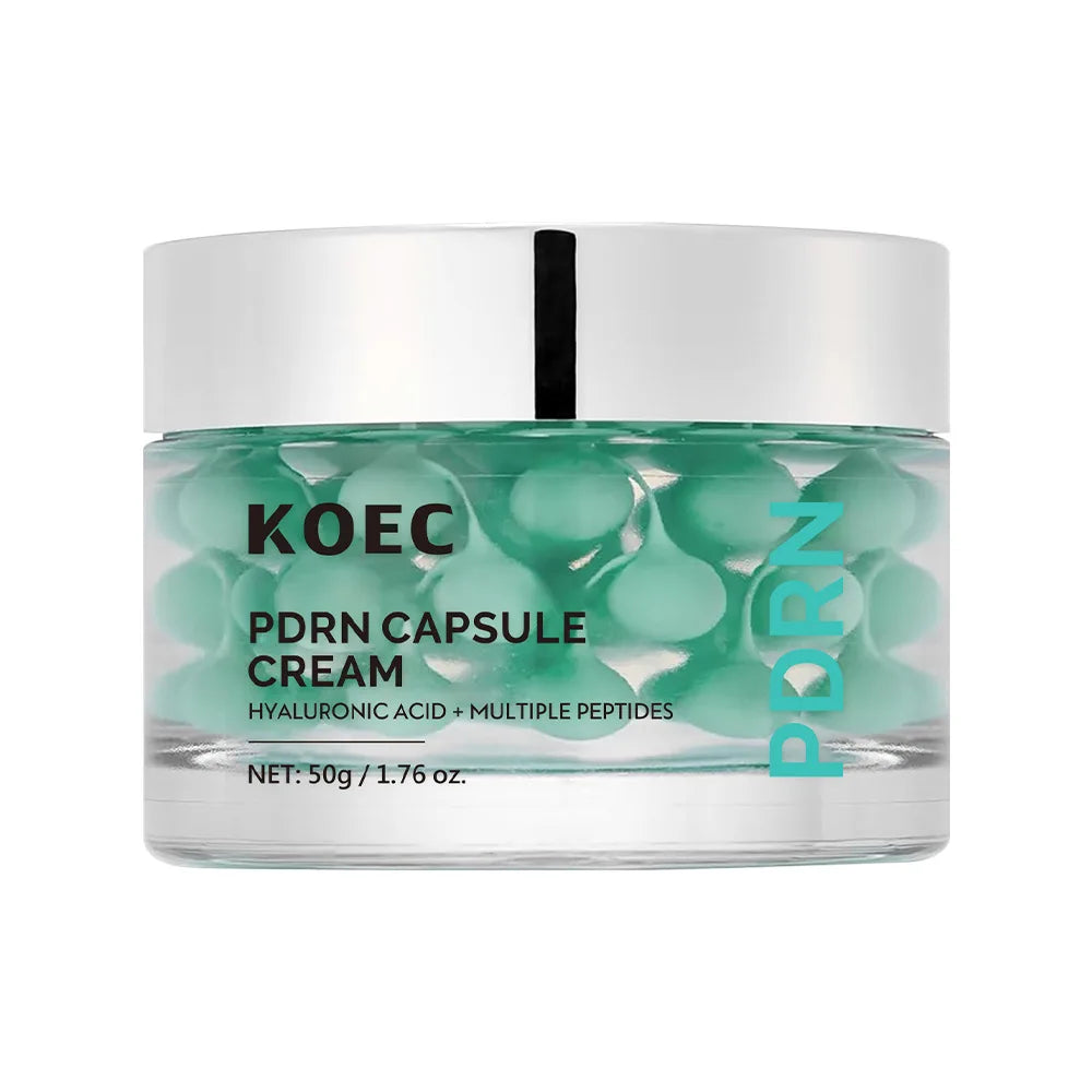 KOEC ヒアルロン酸＆多ペプチドカプセルクリーム 50g – 保湿・エイジングケア・高麗人参配合」